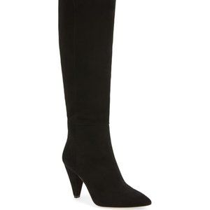 Alice + Olivia Rosslyn Suede Boots - Black